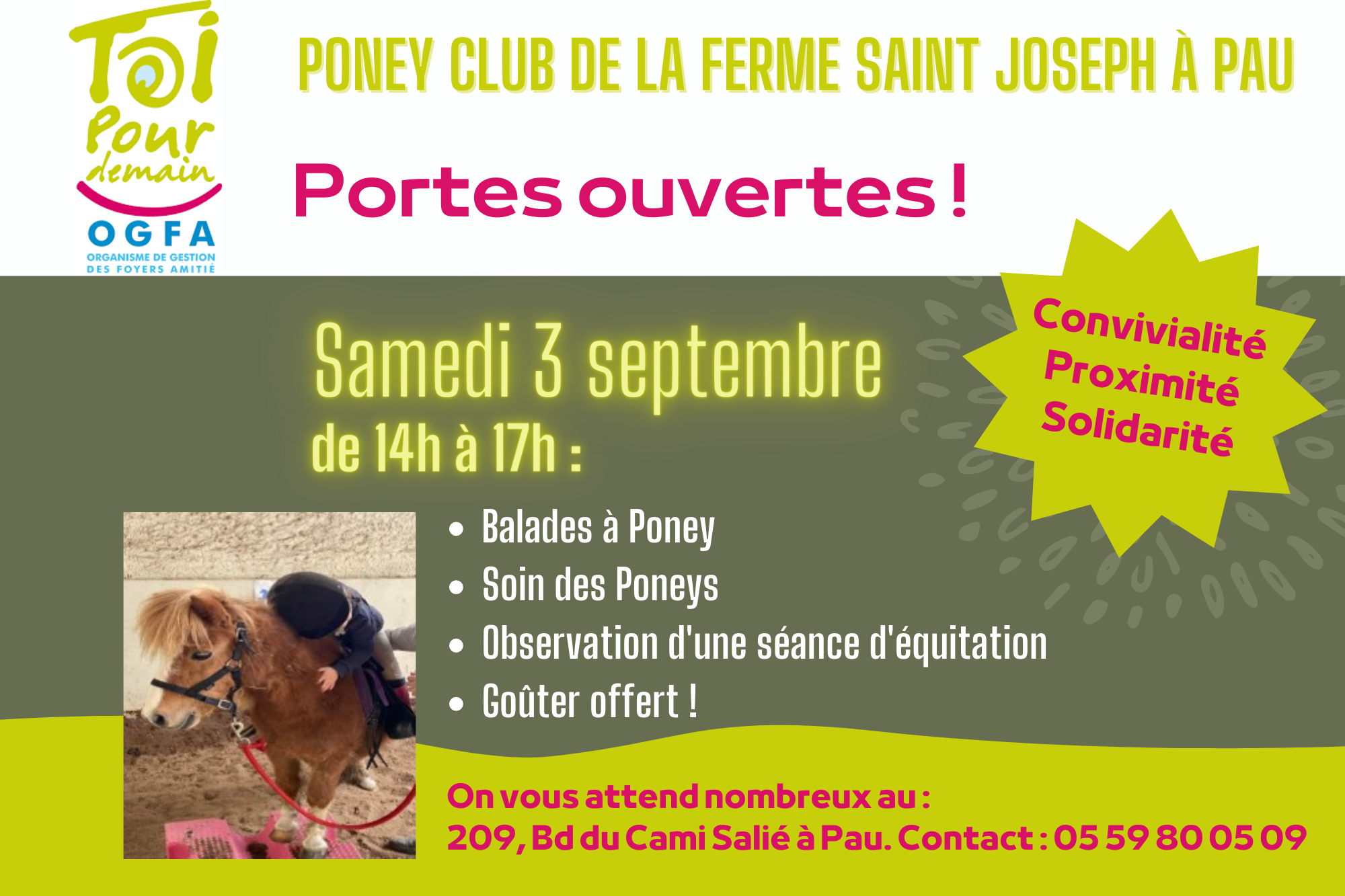 Le Poney Club fait sa rentrée !